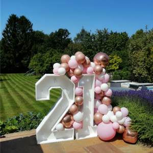 21st Birthday light up numbers 21 Sevenoaks Kent Surrey Sussex