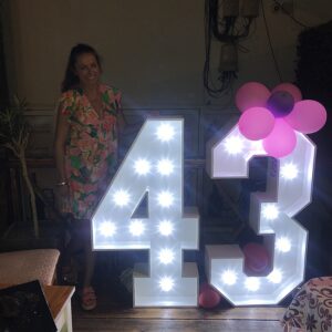 Light up Number Hire Surrey
