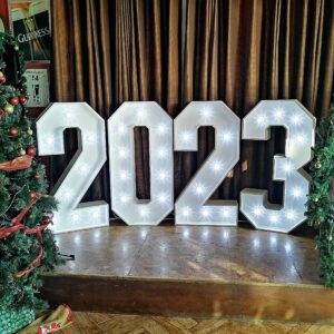 Light up numbers hire Surrey Kent Sussex London