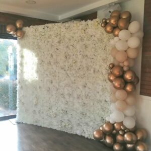 White Flower Wall Hire Kent Surrey Sussex
